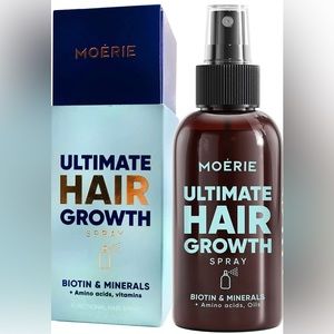 Moerie Ultimate Hair Growth Spray Designed to Strengthen Hair & Stop Hair Loss.
